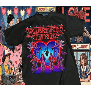 Coleção Stranger Things Valentine's: O Amor não é 