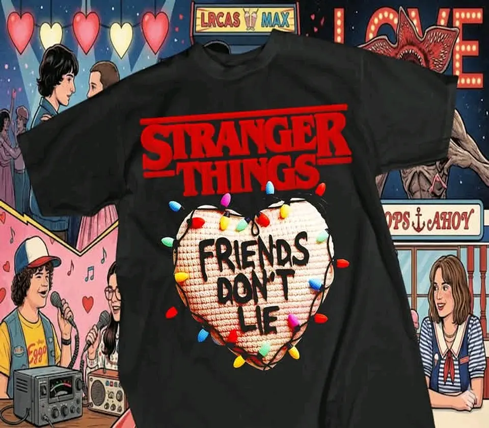 Coleção Stranger Things Valentine's: O Amor não é 