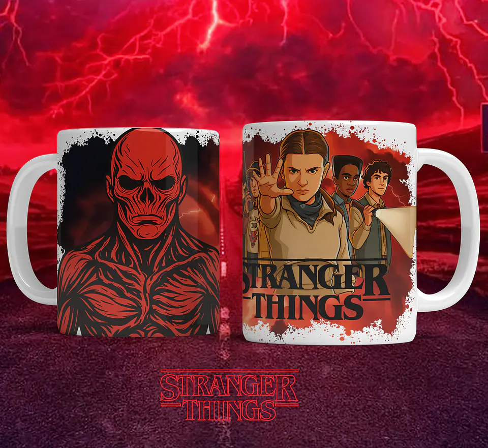 Coleção Canecas Stranger Things: Entra no Upside Down! 8