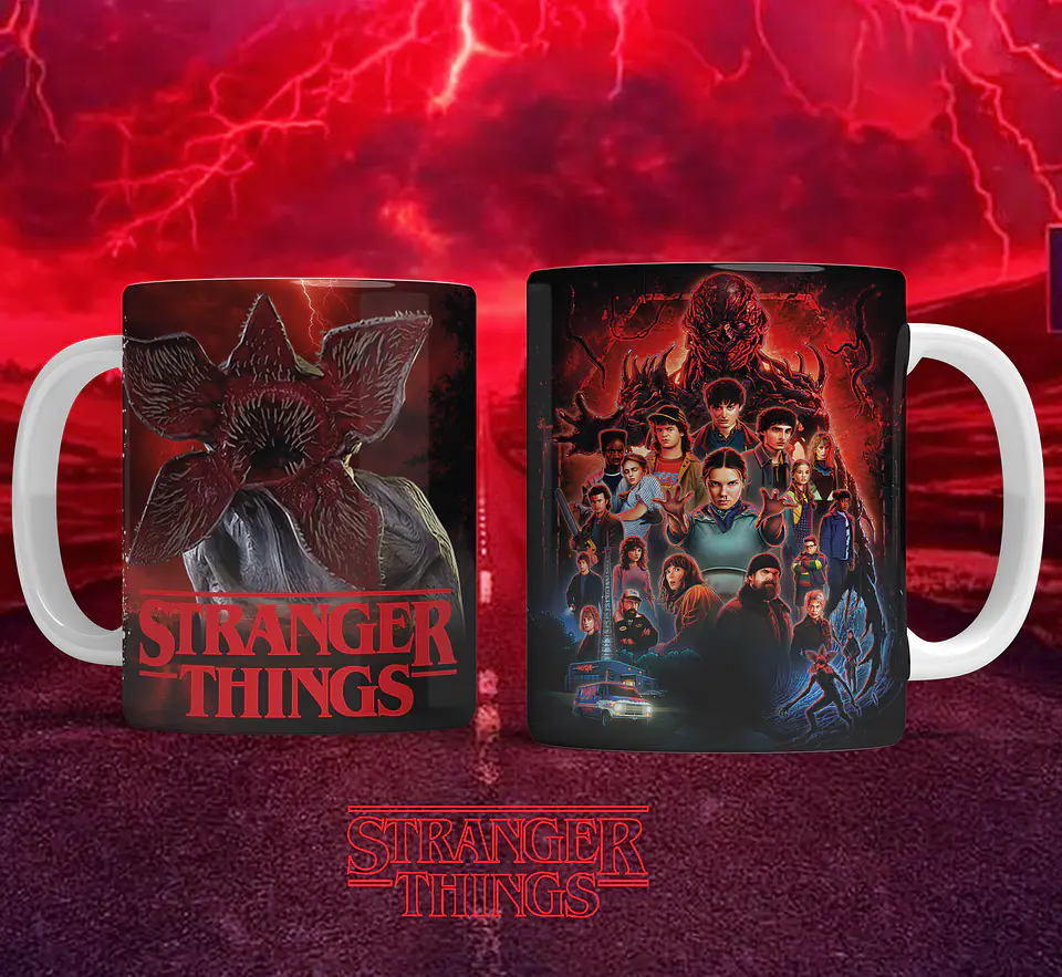 Coleção Canecas Stranger Things: Entra no Upside Down! 10