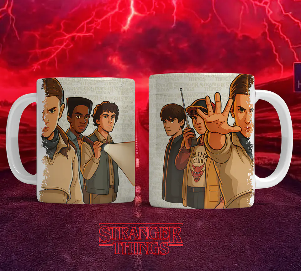 Coleção Canecas Stranger Things: Entra no Upside Down! 12
