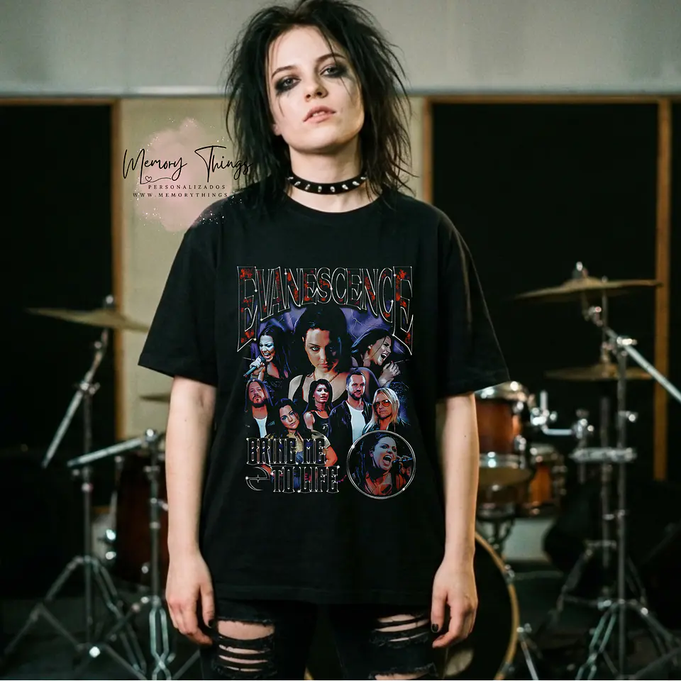 T-shirt Evanescence Banda 3