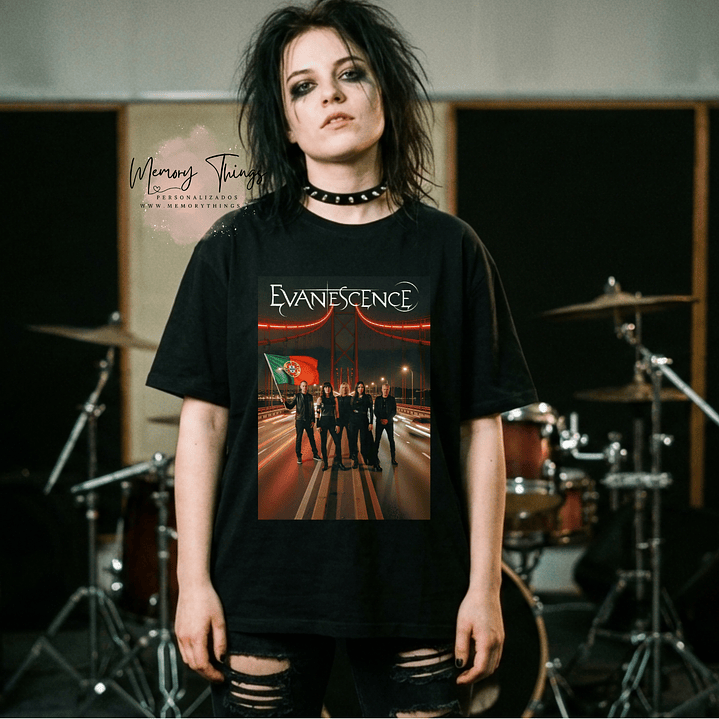 T-shirt Evanescence Banda 2
