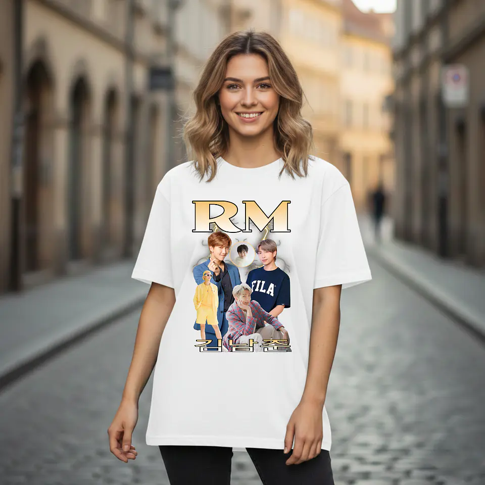 T-shirt RM Namjoon BTS - 100% Algodão 2