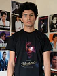 T-shirt Michael Jackson Filme 2026 - 100% Algodão DTF Halftone - Miniatura 6