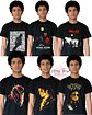 T-shirt Michael Jackson Filme 2026 - 100% Algodão DTF Halftone - Miniatura 1