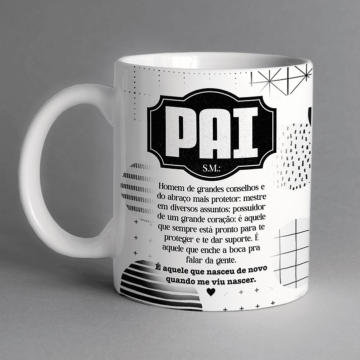 Coleção Canecas Pai Frases 1