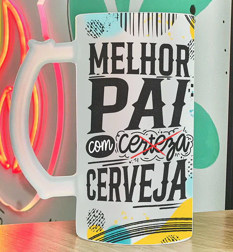 Caneca de Cerveja Personalizada Dia do Pai