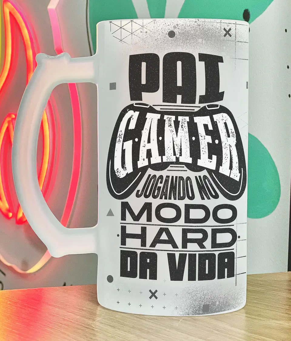 Caneca de Cerveja Personalizada Dia do Pai 2