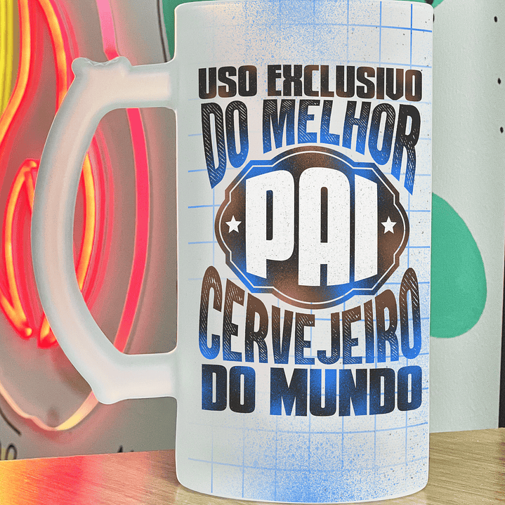 Caneca de Cerveja Personalizada Dia do Pai 3