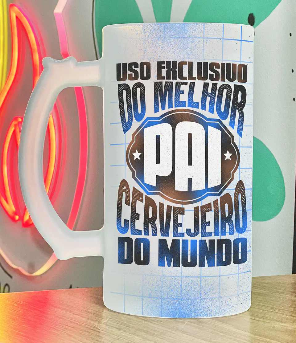 Caneca de Cerveja Personalizada Dia do Pai 3