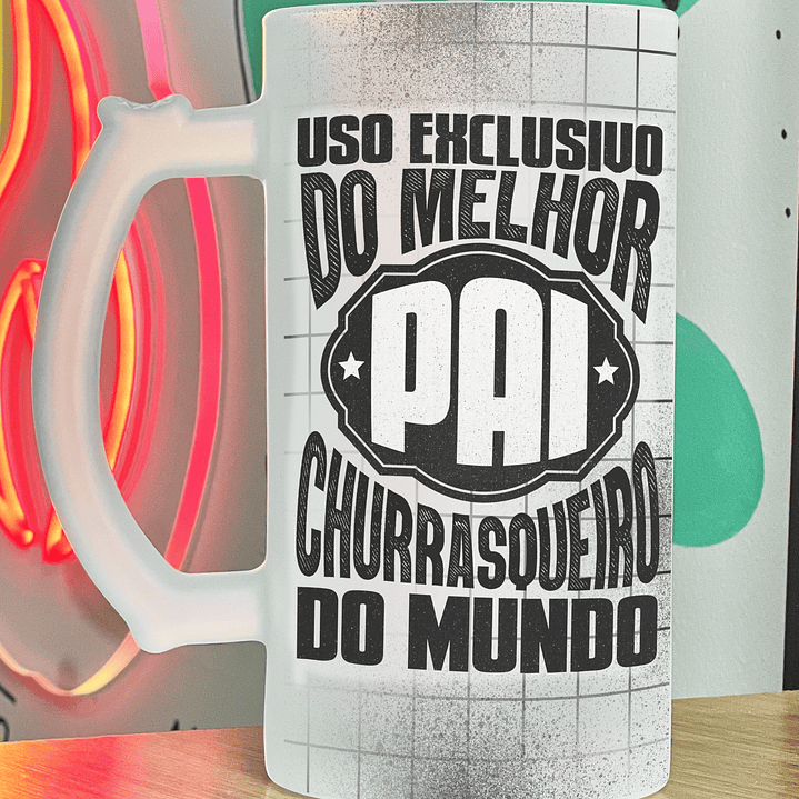 Caneca de Cerveja Personalizada Dia do Pai 4
