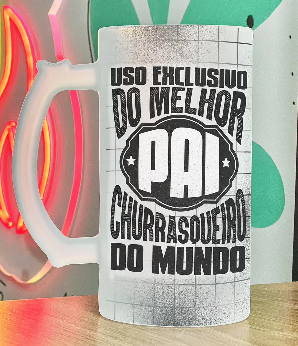 Caneca de Cerveja Personalizada Dia do Pai 4