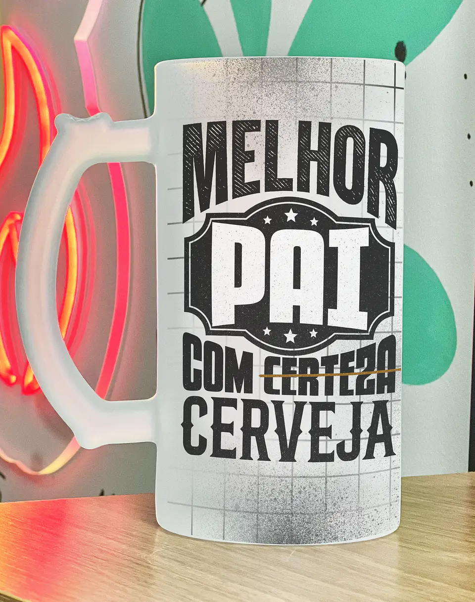Caneca de Cerveja Personalizada Dia do Pai 6