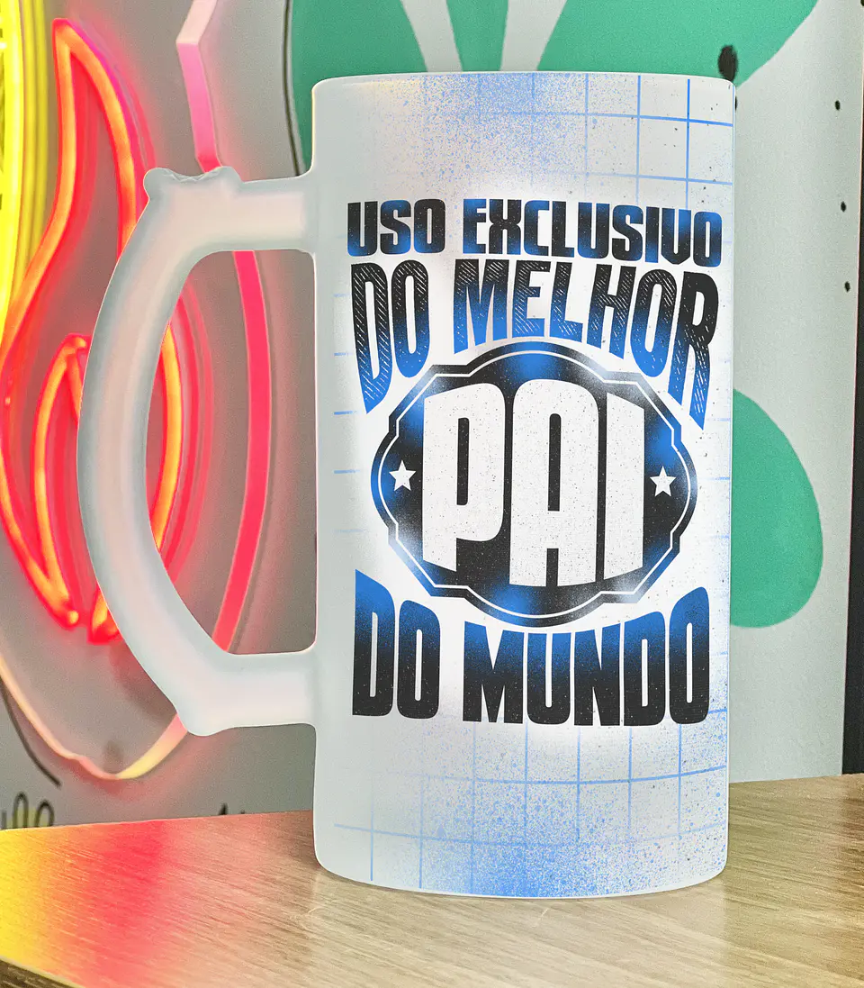 Caneca de Cerveja Personalizada Dia do Pai 7