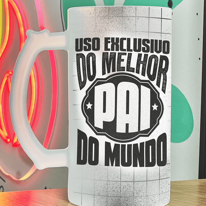 Caneca de Cerveja Personalizada Dia do Pai 8