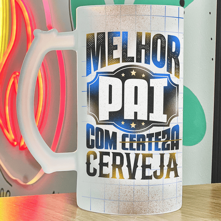Caneca de Cerveja Personalizada Dia do Pai 9