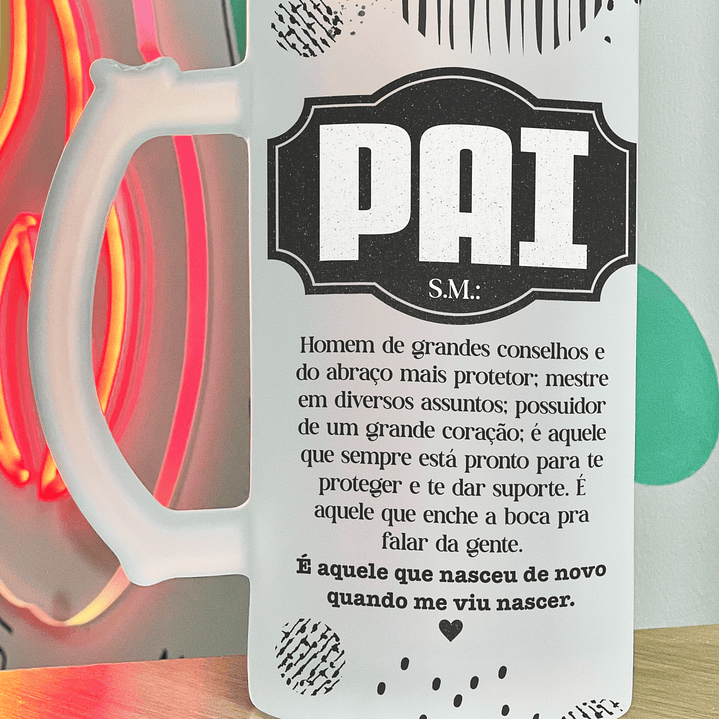 Caneca de Cerveja Personalizada Dia do Pai 10