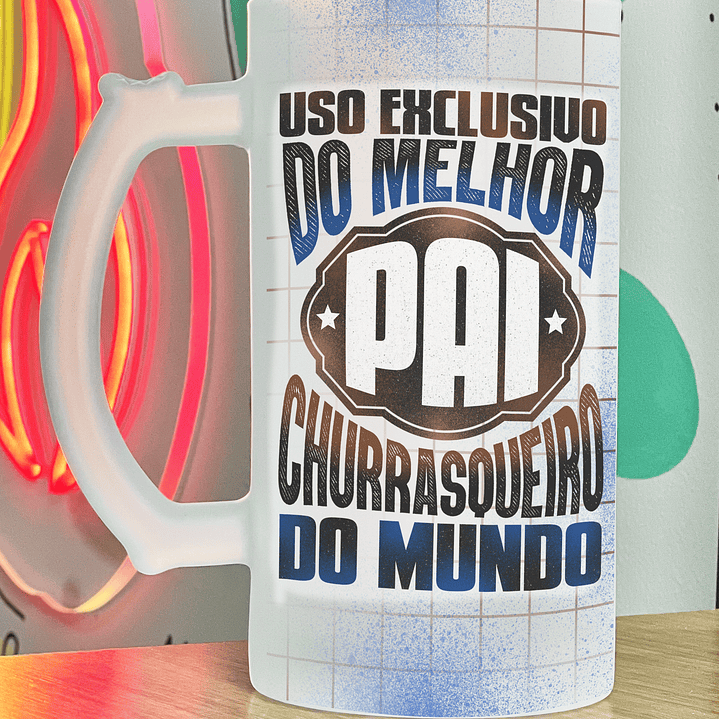 Caneca de Cerveja Personalizada Dia do Pai 11