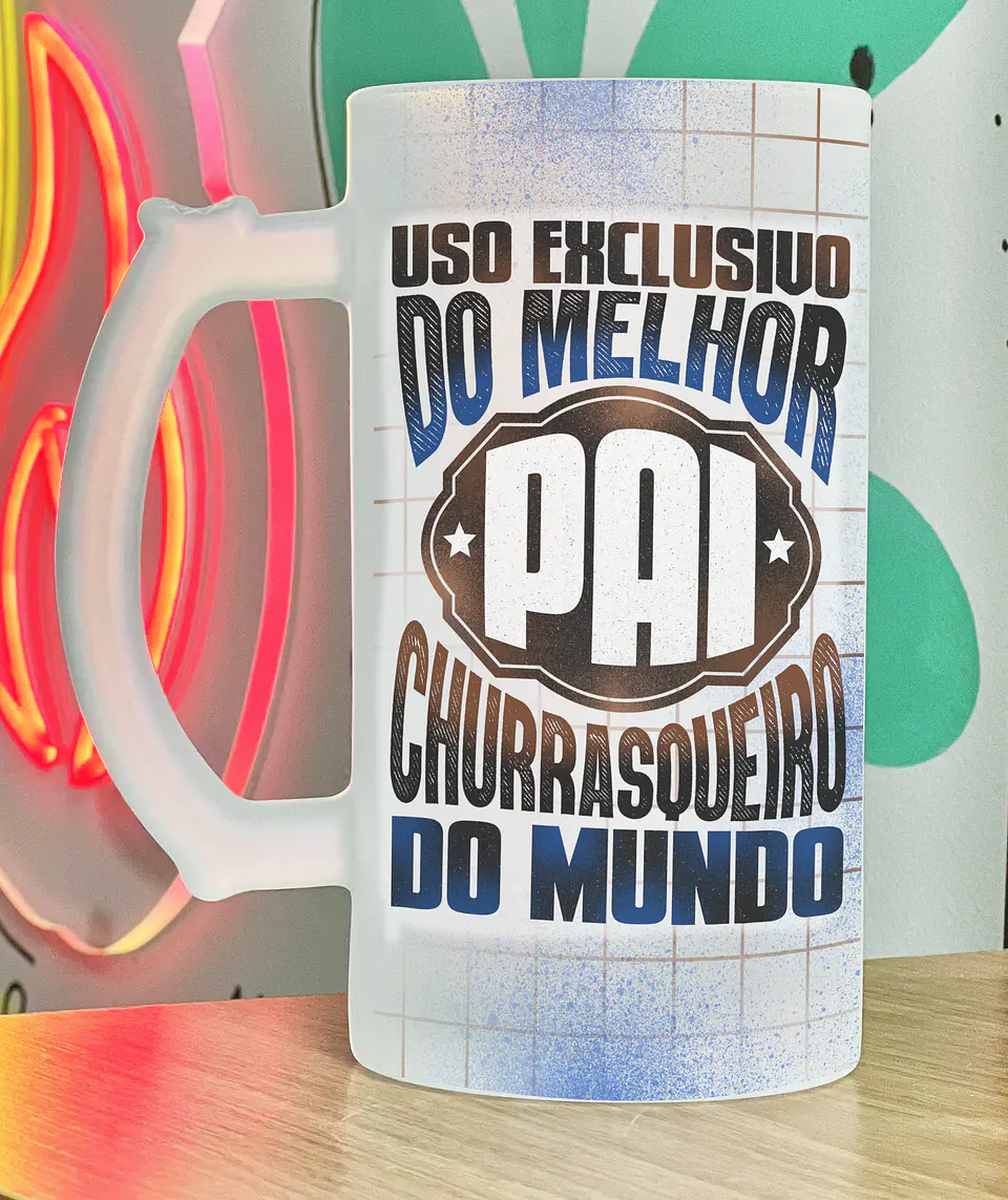 Caneca de Cerveja Personalizada Dia do Pai 11