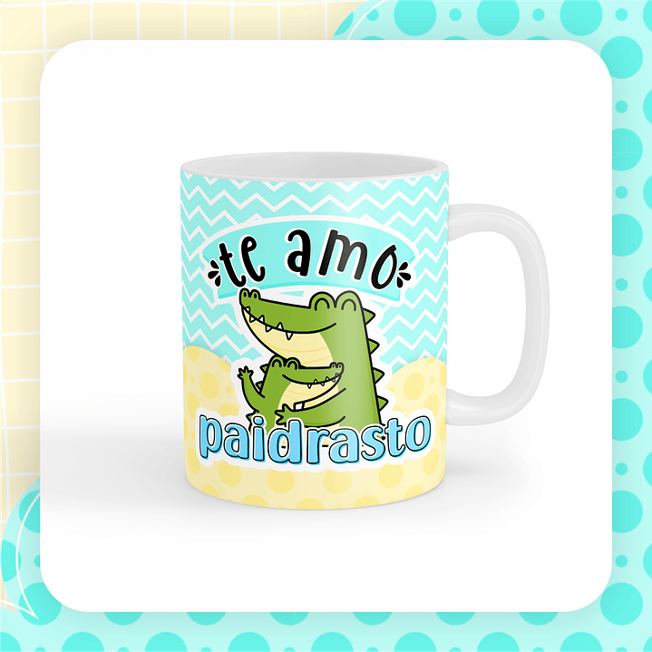 Caneca Pai com desenho infantil 6