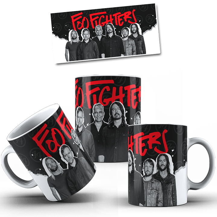 Coleção Canecas Foo Fighters 1