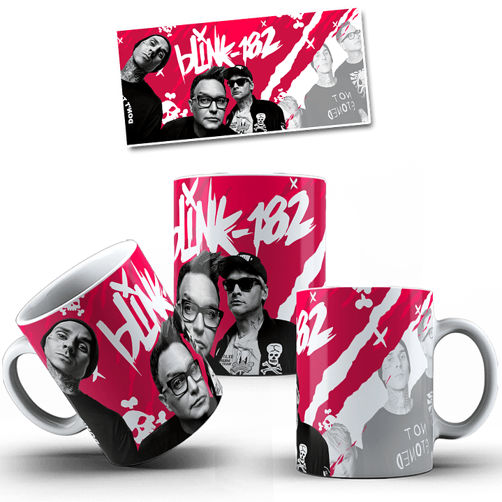Coleção Canecas Blink-182 1