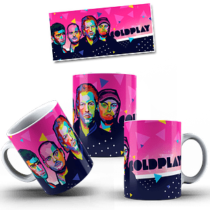 Coleção Canecas Coldplay