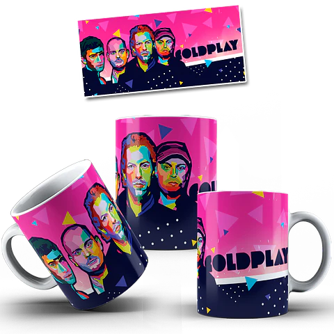 Coleção Canecas Coldplay