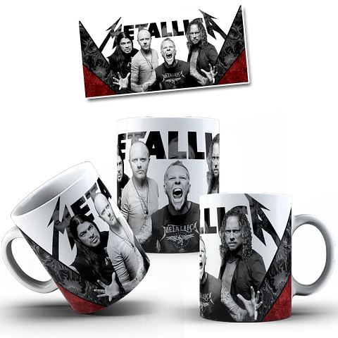 Coleção Canecas Metallica