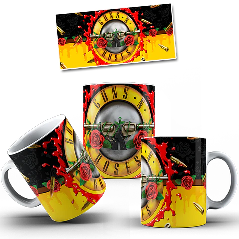 Coleção Canecas Guns N' Roses