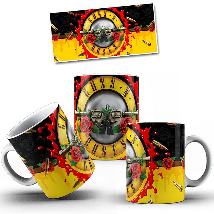 Coleção Canecas Guns N' Roses 1