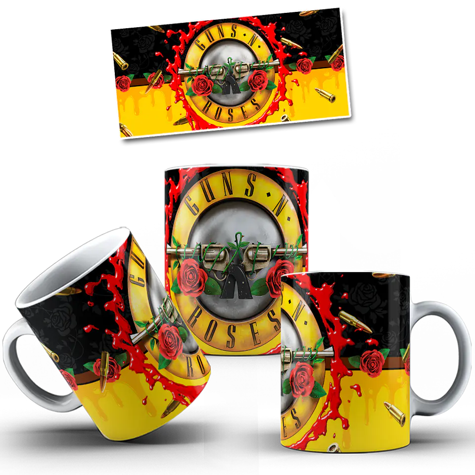 Coleção Canecas Guns N' Roses 1