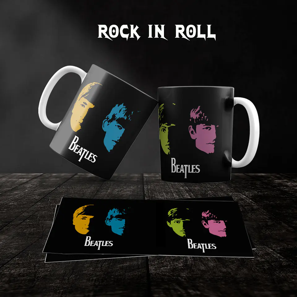Coleção Canecas The Beatles 4