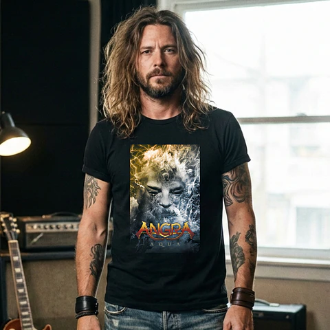 T-shirt Angra Power Metal Edition - 100% Algodão - DTF Halftone