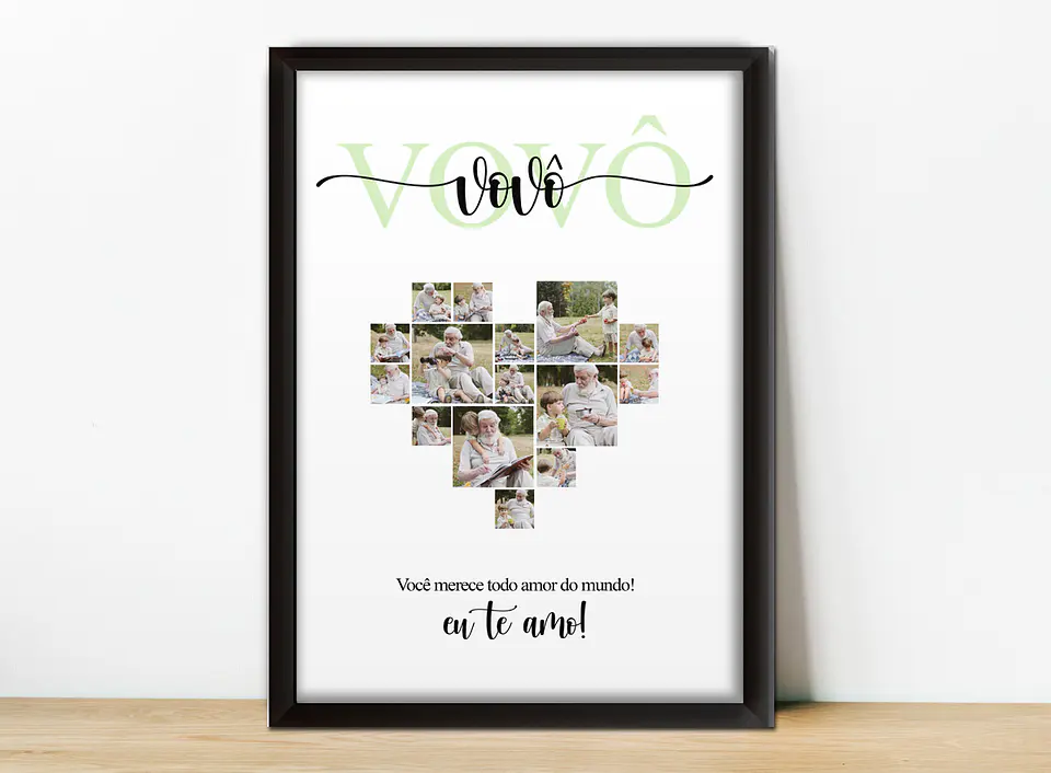 Quadros personalizados para avós Portugal 1