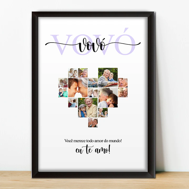 Quadros personalizados para avós Portugal 2
