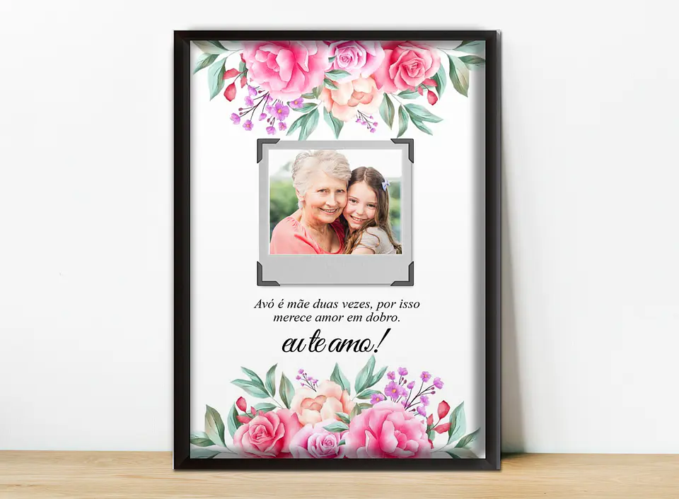 Quadros personalizados para avós Portugal 6