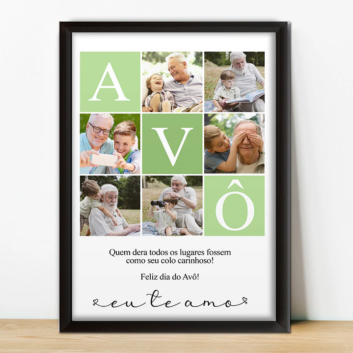 Quadros personalizados para avós Portugal 9