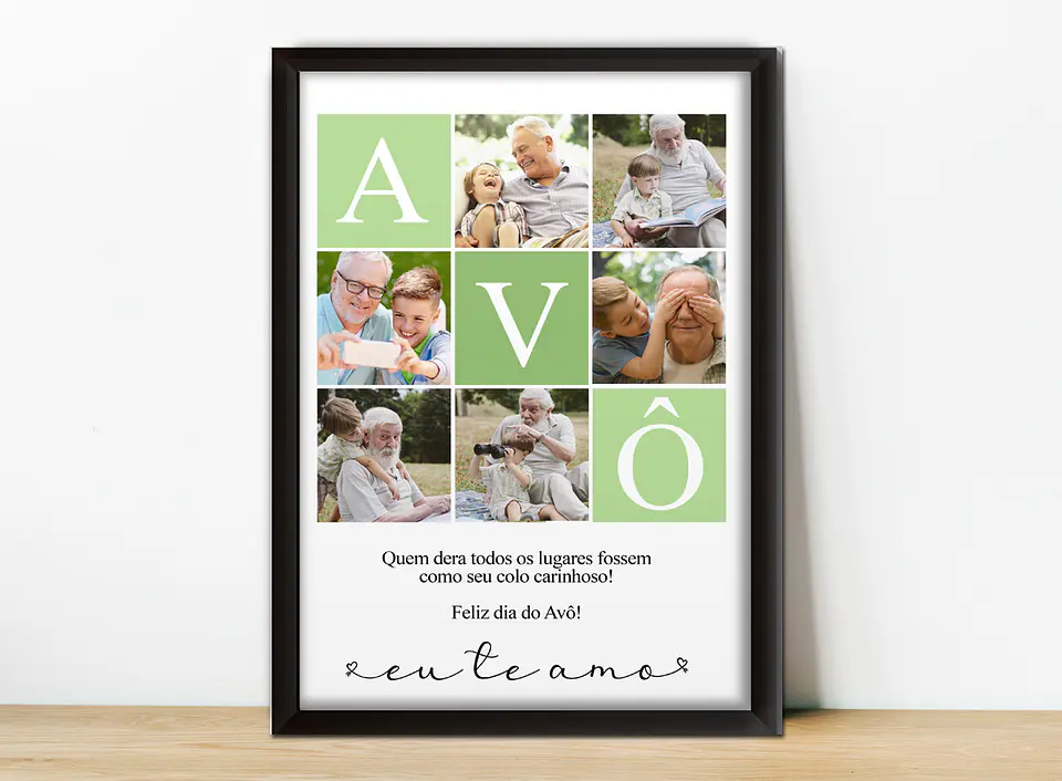 Quadros personalizados para avós Portugal 9