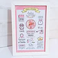 Quadro de nascimento personalizado com dados do bebé - Miniatura 5