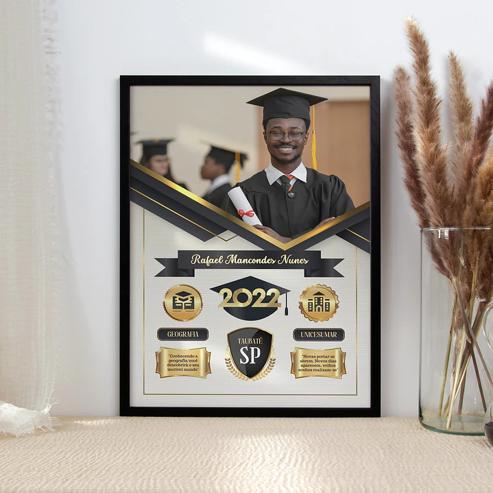 Quadro Personalizado para Finalistas de Licenciatura 3