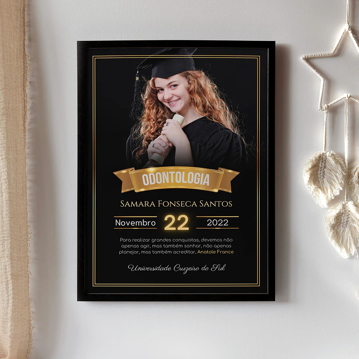 Quadro Personalizado para Finalistas de Licenciatura 4