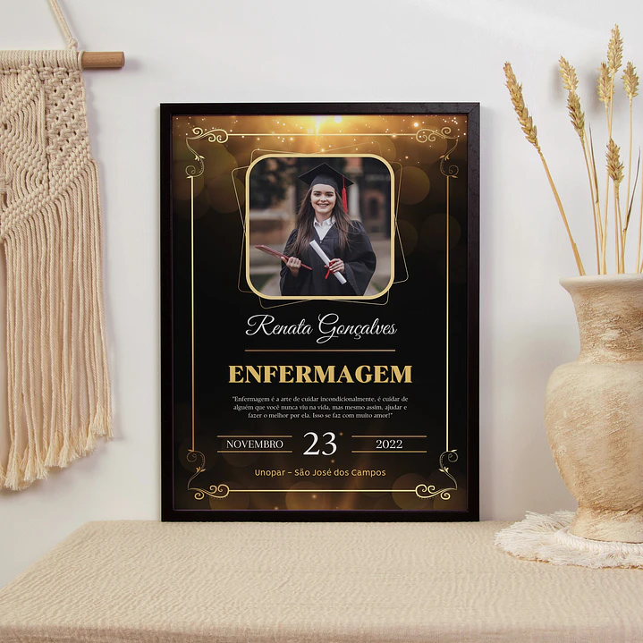 Quadro Personalizado para Finalistas de Licenciatura 8