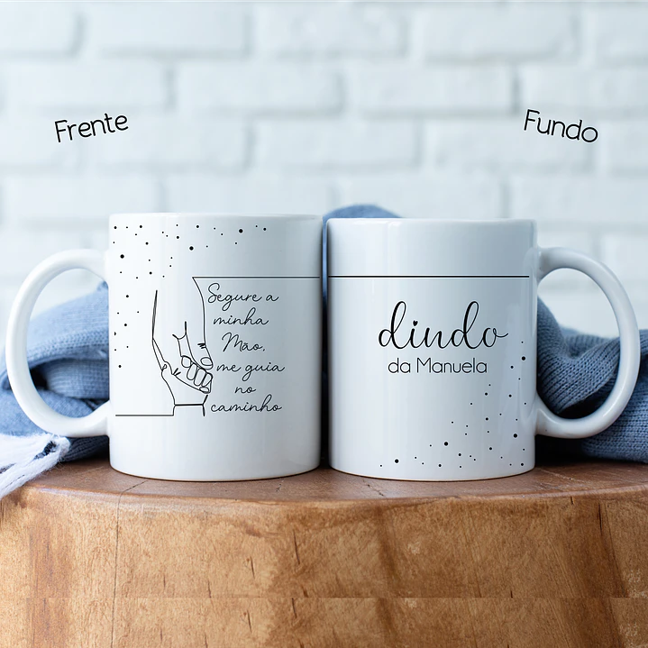 Caneca Personalizada Convite Padrinhos e Crisma COL. 01 4