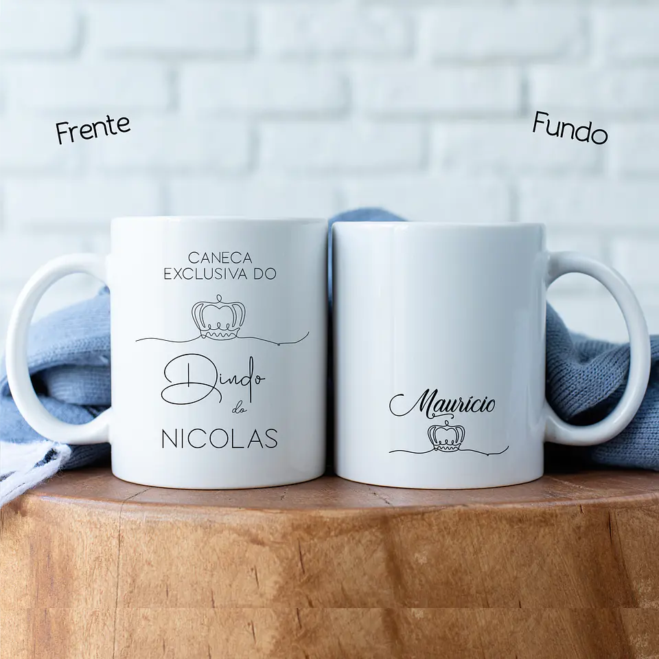 Caneca Personalizada Convite Padrinhos e Crisma COL. 01 9