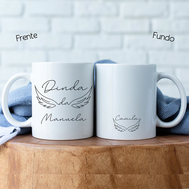 Caneca Personalizada Convite Padrinhos e Crisma COL. 01 13