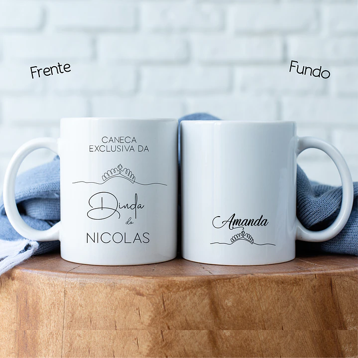 Caneca Personalizada Convite Padrinhos e Crisma COL. 01 15