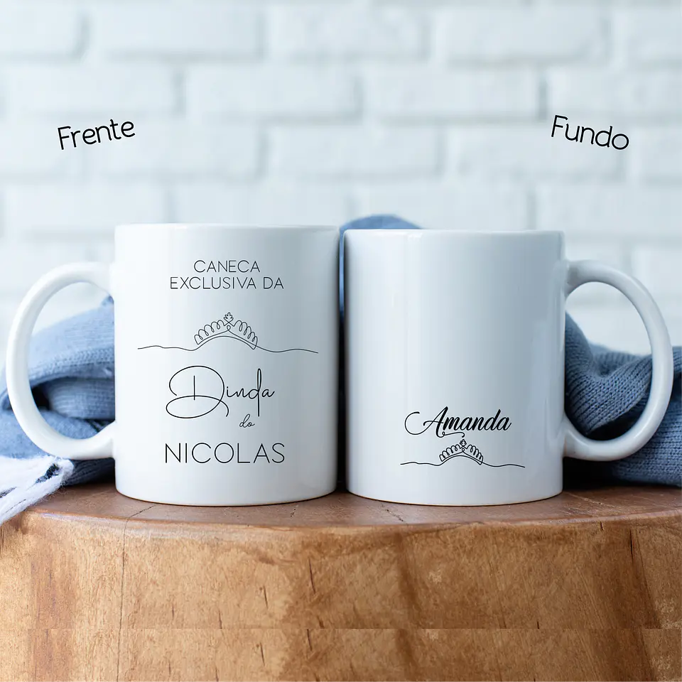 Caneca Personalizada Convite Padrinhos e Crisma COL. 01 15