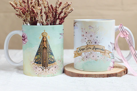 Caneca Personalizada Santos Católicos e Devoção